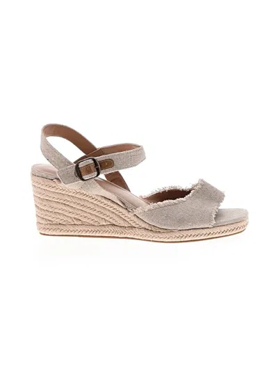 Pre-owned Lucky Brand Wedges In Gray