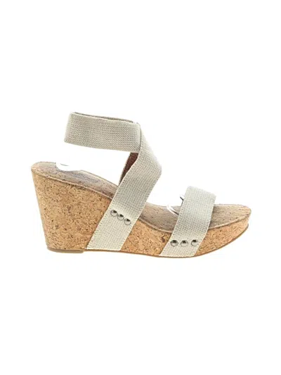 Pre-owned Lucky Brand Wedges In Ivory