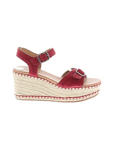 Pre-owned Lucky Brand Wedges In Red