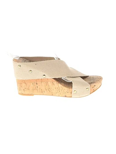 Pre-owned Lucky Brand Wedges In Tan