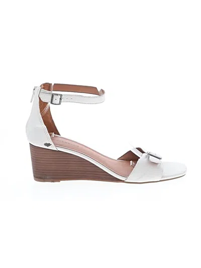 Pre-owned Lucky Brand Wedges In White