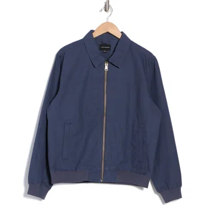 Lucky Brand Western Bomber Jacket In Mood Indigo