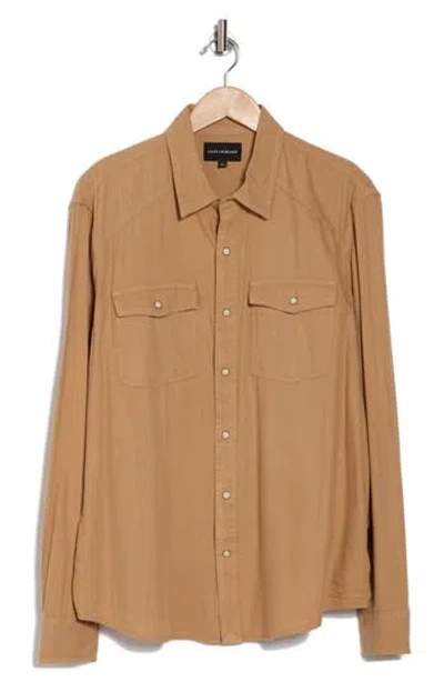 Lucky Brand Western Button-up Shirt In Tannin