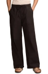 Lucky Brand Wide Leg Utility Drawstring Pants In Meteorite