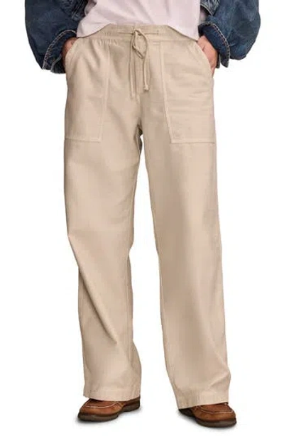 LUCKY BRAND LUCKY BRAND WIDE LEG UTILITY DRAWSTRING PANTS