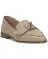Lucky Brand Abelle Loafer In Smoke Grey Leather