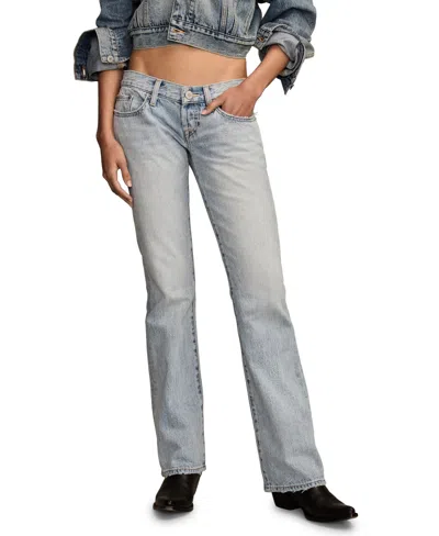 Lucky Brand Women's Addison Ultra Low Rise Flare In Nude