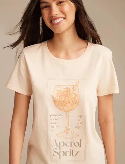 LUCKY BRAND WOMEN'S APEROL SPRITZ CLASSIC CREW