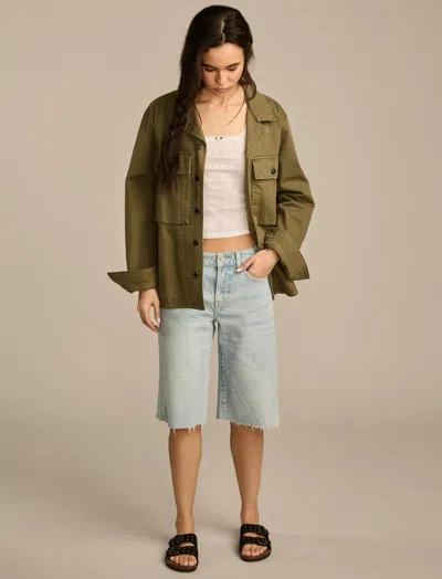 Lucky Brand Women's Baggy Short In Blue