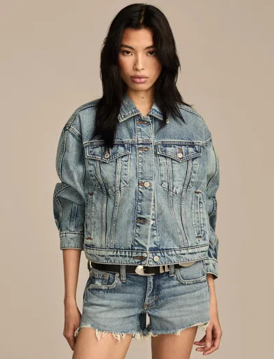 Lucky Brand Women's Barrel Sleeve Trucker Jacket