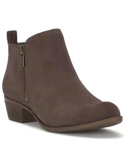 Lucky Brand Women's Basel Ankle Booties In Brown
