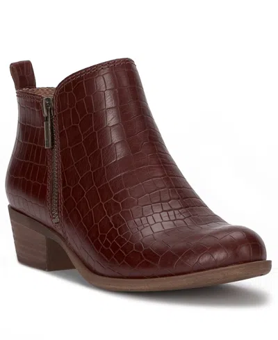 Lucky Brand Women's Basel Ankle Booties In Brown
