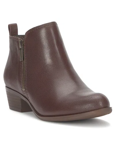 Lucky Brand Women's Basel Ankle Booties In Burgundy