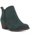 Lucky Brand Basel Bootie In Scarab Suede