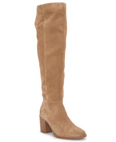 Lucky Brand Women's Borah Over-the-knee Dress Boots In Brown