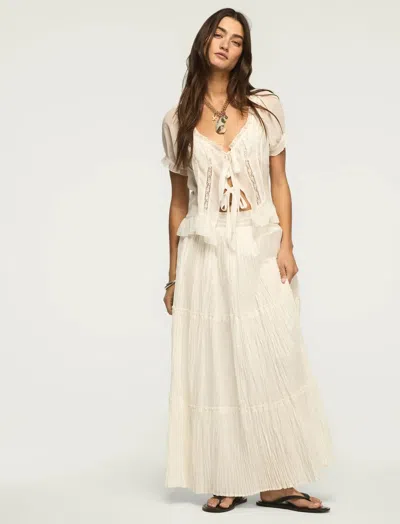 Lucky Brand Women's Broomstick Maxi Skirt In Animal Print