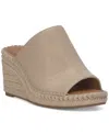 Lucky Brand Women's Cabriah Platform Wedge Sandals In Smoke Grey Snake