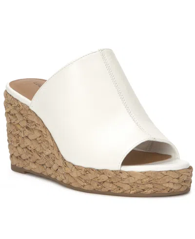 Lucky Brand Women's Cabriah Platform Wedge Heel Sandals In White