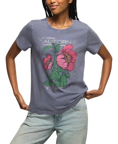 Lucky Brand Women's California Floral Graphic T-shirt In Multi