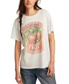 Lucky Brand Women's California Fruit Graphic-print Boyfriend Tee In Gray