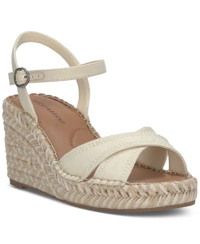 LUCKY BRAND WOMEN'S CANDYR ESPADRILLE WEDGE SANDALS