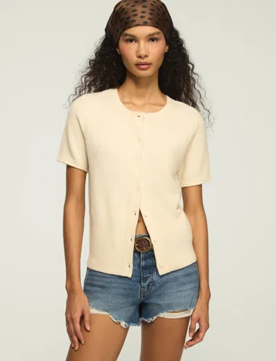 Lucky Brand Women's Cardigan Crew Sweater Tee In Neutral