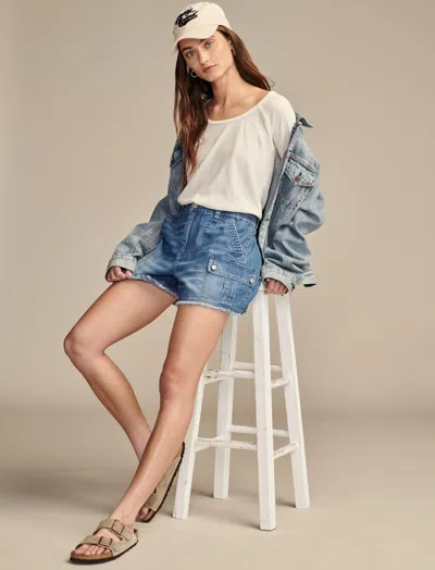 Lucky Brand Women's Cargo Short In Multi