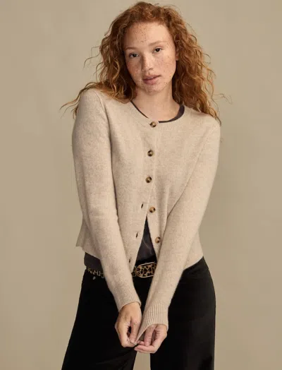 Lucky Brand Women's Cashmere Cardigan In Brown