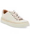 Lucky Brand Cheynas Sneaker In Natural,platino Metallic Linen