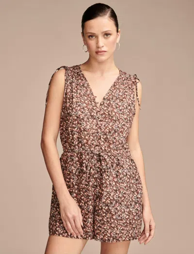 Lucky Brand Women's Cinched Floral Romper In Multi
