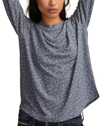 Lucky Brand Women's Cloud Long Sleeve Crew Neck Sweater In Multi