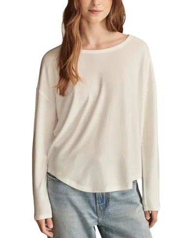 Lucky Brand Women's Cloud Long-sleeve T-shirt In Cream