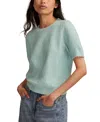 Lucky Brand Women's Cloud Soft Puff Sleeve Sweater T-shirt In Blue