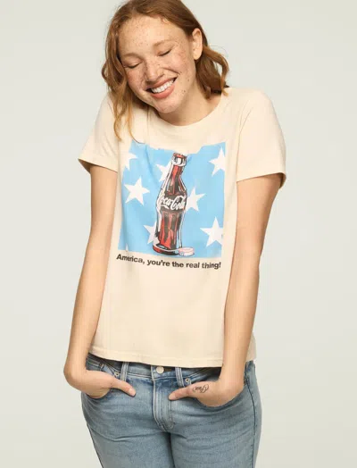 Lucky Brand Coca-cola Graphic T-shirt In Neutral