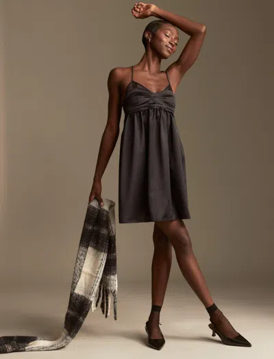 Lucky Brand Women's Corset Mini Dress In Grey
