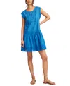 Lucky Brand Women's Cotton Cutwork Tiered Minidress