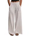 Lucky Brand Women's Beachy Gauze Pant In White