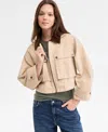 Lucky Brand Women's Cropped Utility Jacket In Neutral