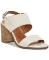Lucky Brand Dinzin Ankle Cuff Sandal In Tusk Leather