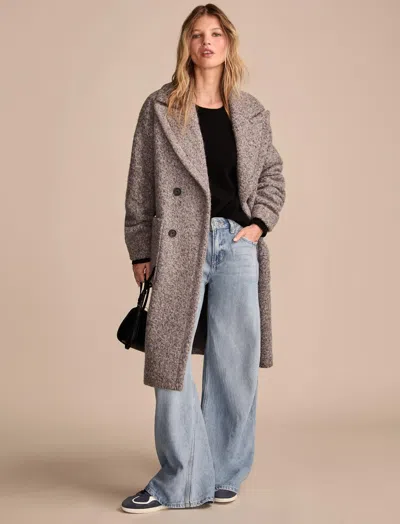 Lucky Brand Women's Double Breasted Boucle Coat
