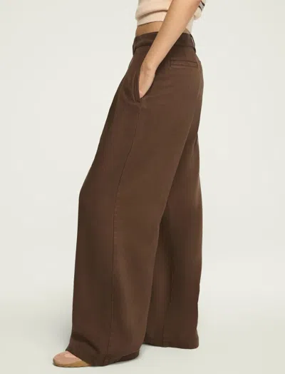 Lucky Brand Women's Double Pleated Trouser In Brown