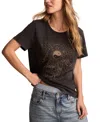 LUCKY BRAND WOMEN'S EMBELLISHED HAMSA CLASSIC COTTON T-SHIRT