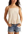 Lucky Brand Embroidered Camisole In Neutral