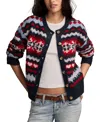 Lucky Brand Women's Fair Isle Crew Neck Cardigan Sweater In Multi