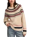 Lucky Brand Fair Isle Crewneck Sweater In Multi