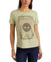 Lucky Brand Follow Your Heart Embellished Cotton Graphic T-shirt In Green