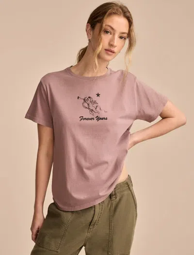 Lucky Brand Women's Forever Mine Boyfriend Tee In Neutral