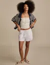 Lucky Brand Women's Gauze Beach Short In White