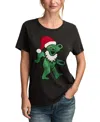 Lucky Brand Grateful Dead Santa Bear Cotton Graphic T-shirt In Black