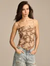 Lucky Brand Women's Hanky Hem Scarf Top